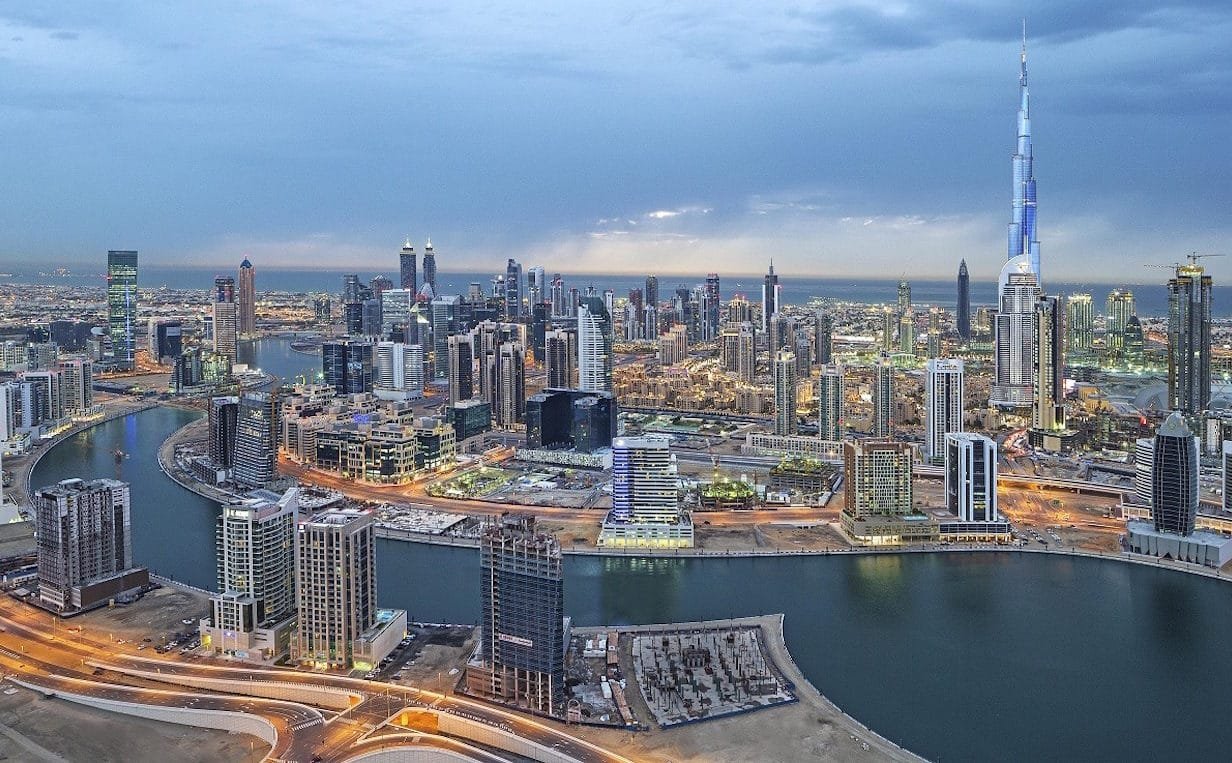 Business Bay skyline Dubai